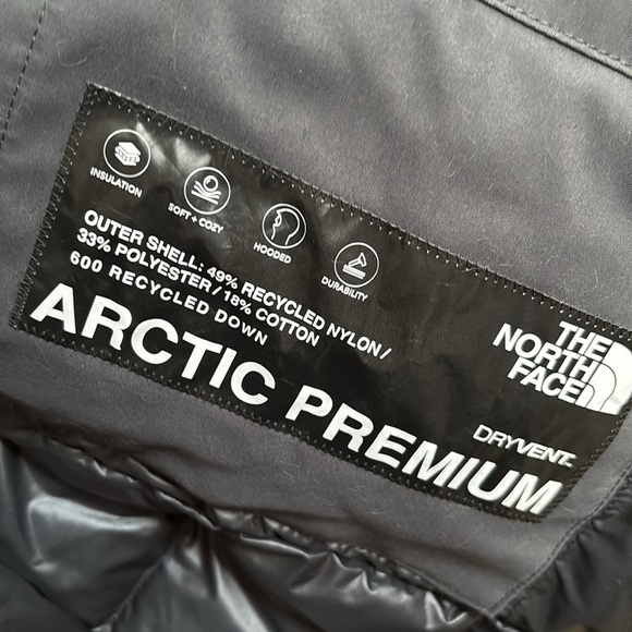 Brand New The North Face Arctic Premium Parka Relaxed Fit Faux Fur Hooded Jacket - Picture 14 of 16